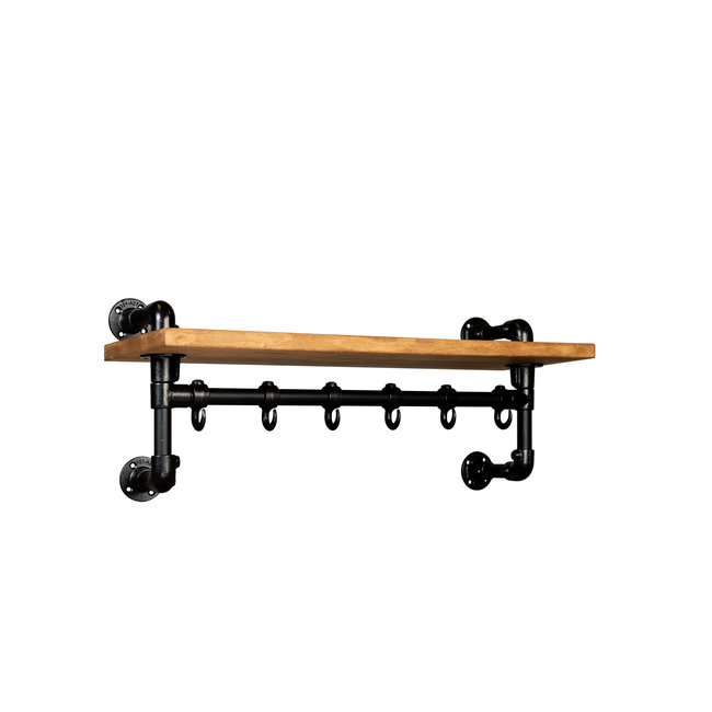 Wandkapstok Steigerbuis S | Bruin