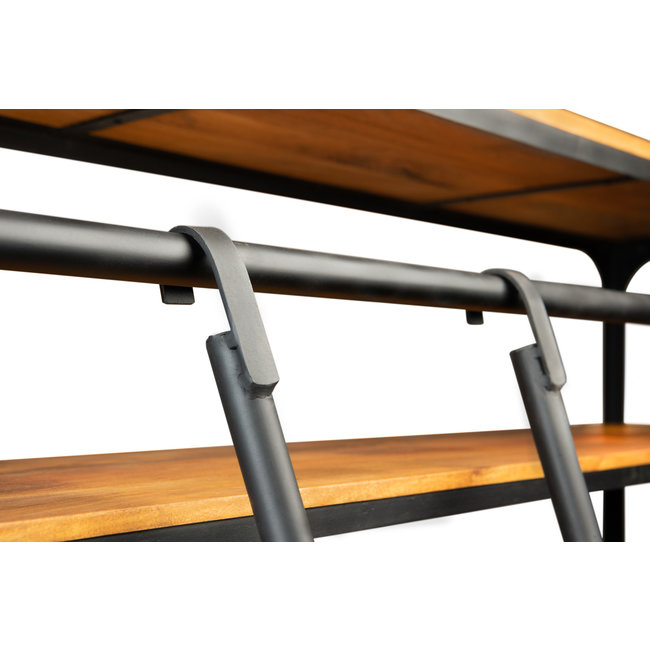 Industriële boekenkast met ladder 2.0 | Classic