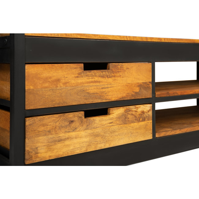 Industriële boekenkast met ladder 2.0 | Classic