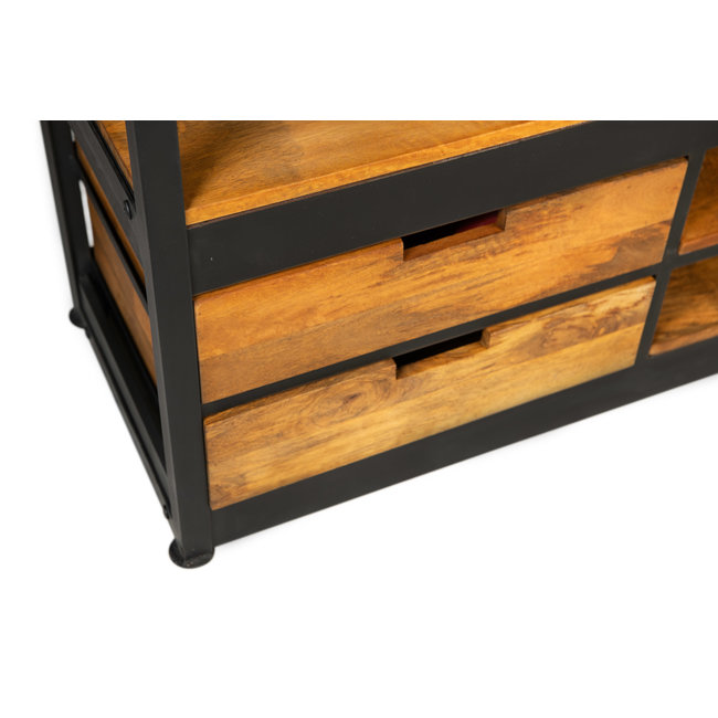 Industriële boekenkast met ladder 2.0 | Classic