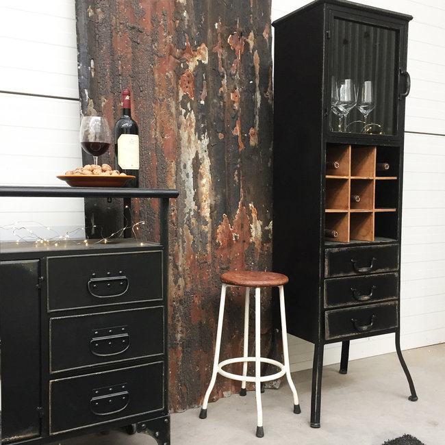 Drankenkast hoog 2.0 | Zwart