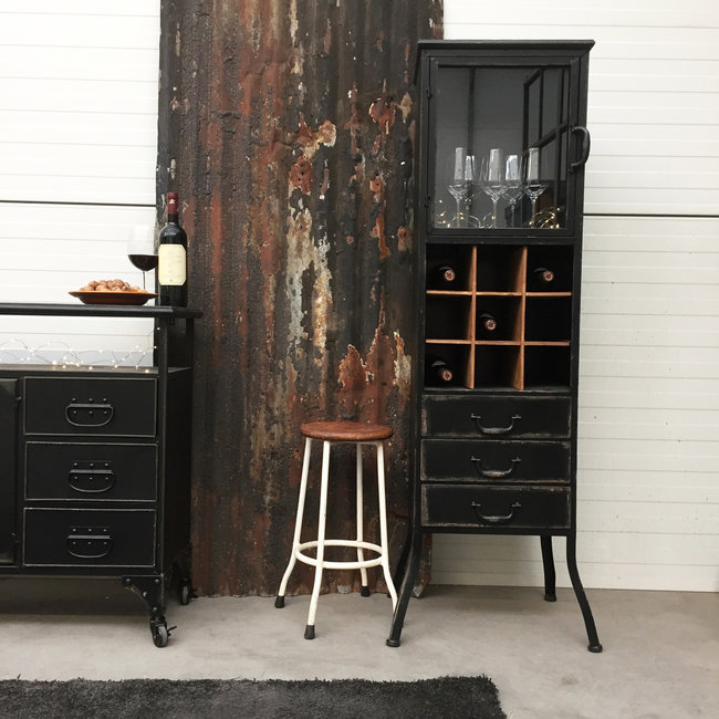 Drankenkast hoog 2.0 | Zwart