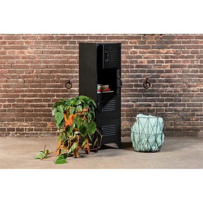 Locker Bulky 4 deuren | Zwart