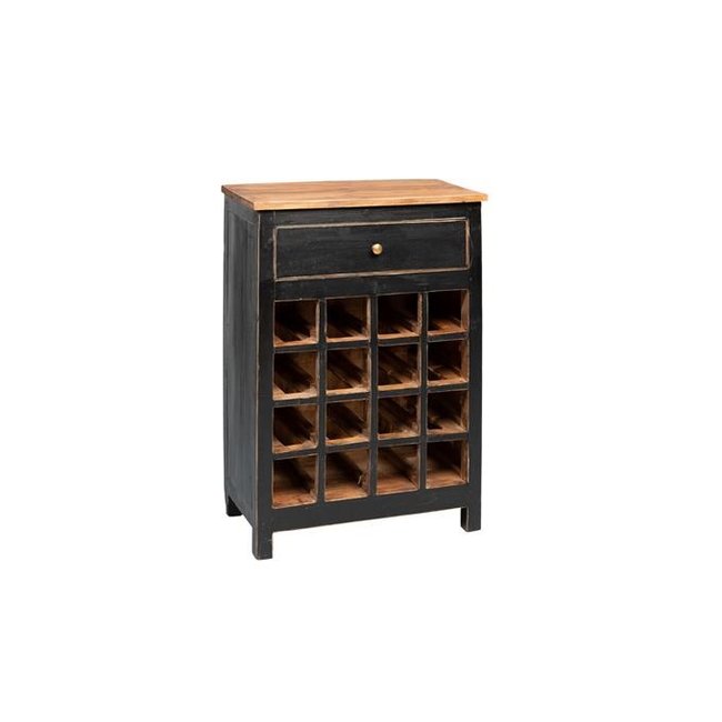 Industriële flessenkast 2.0 | Zwart