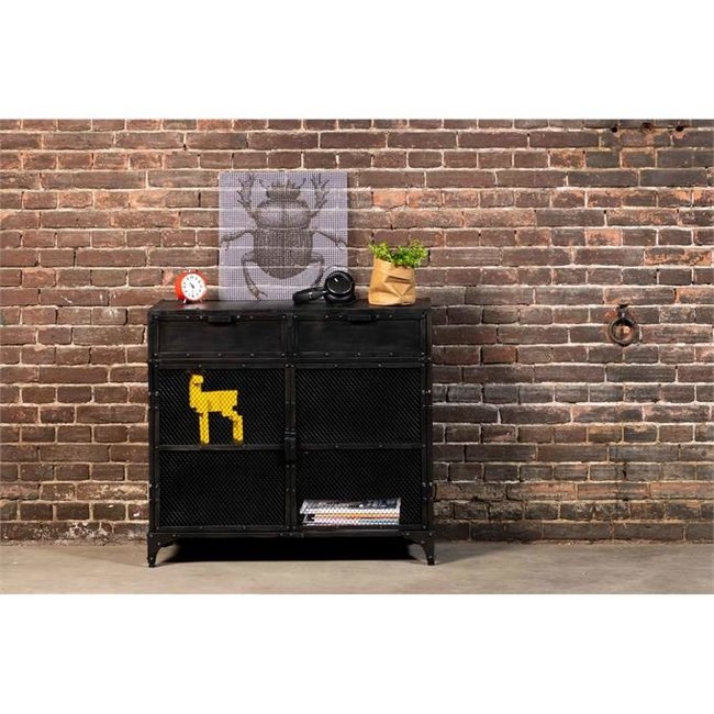 Gangkast metaal 2.0 | Zwart