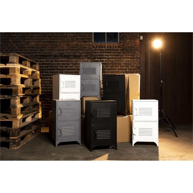 Locker Bulky 2 deuren | Zwart