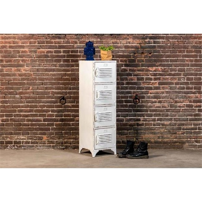 Locker Bulky 4 deuren | Wit