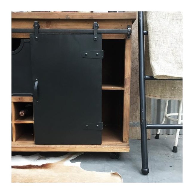 Wijnkastje schuifdeur 2.0 | Bruin