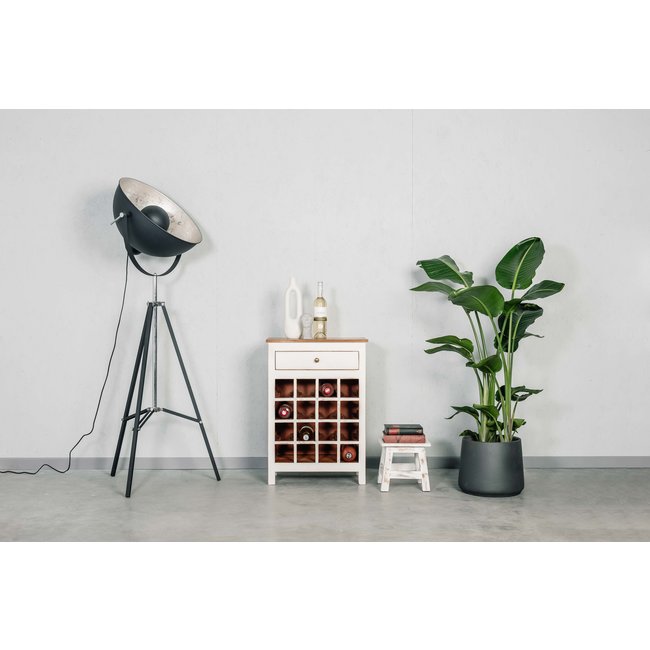 Industriële flessenkast 2.0 | Wit