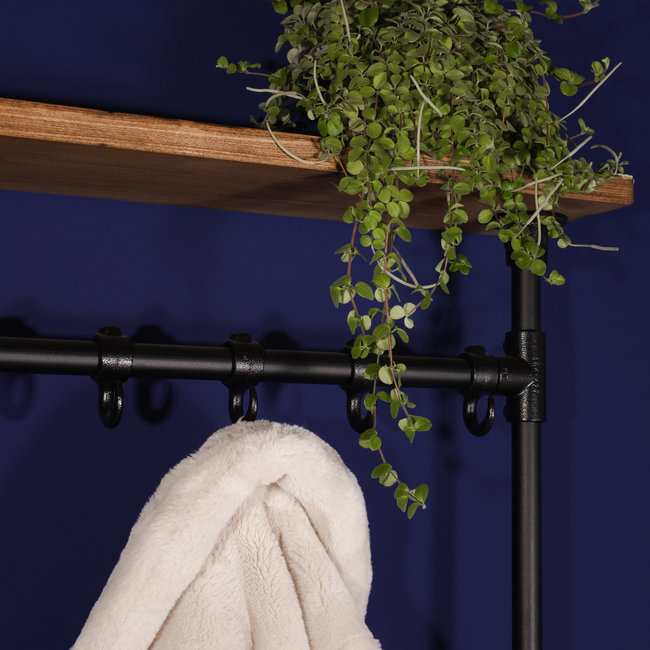 Wandkapstok Steigerbuis XL | Bruin