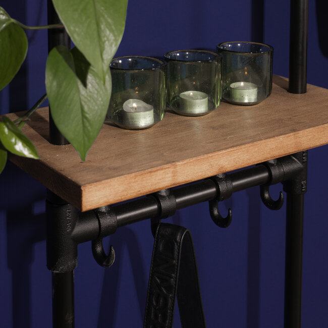 Wandkapstok Steigerbuis XXL | Bruin