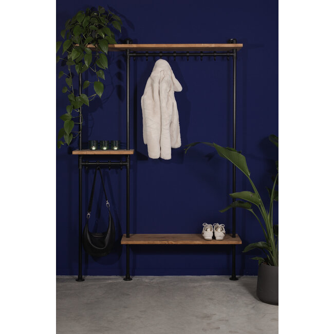 Wandkapstok Steigerbuis XXL | Bruin