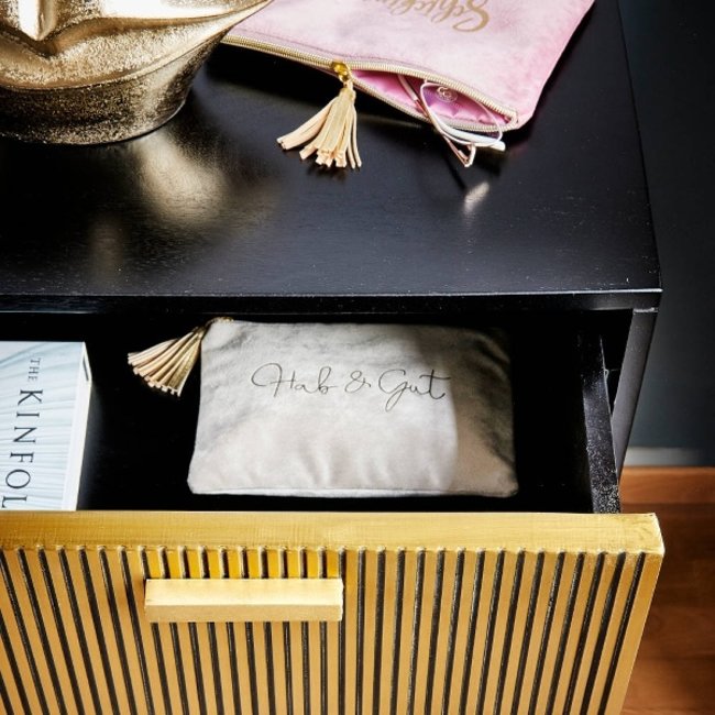 Ladekast | Zwart - Goud