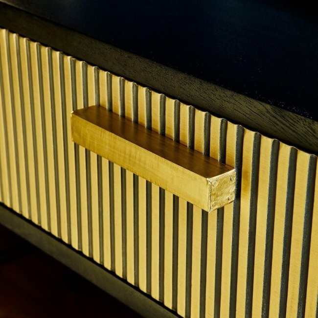 Sidetable | Zwart - Goud