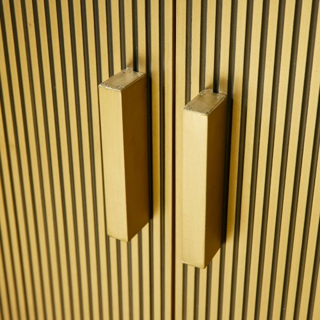 Dressoir | Zwart - Goud