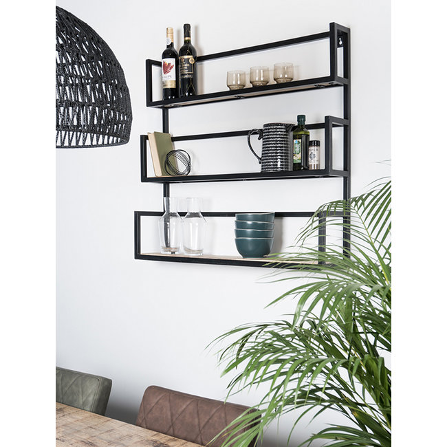 Wandplank Trio | Bruin