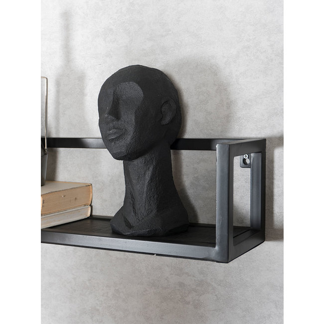 Wandplankset 2 klein | Zwart