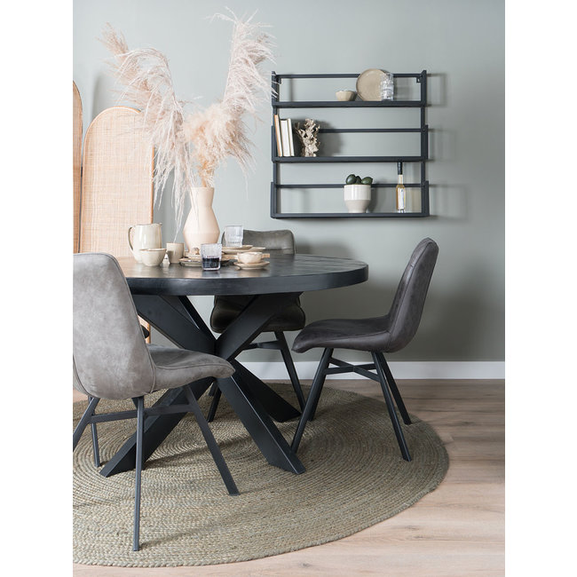 Wandplank Trio | Zwart