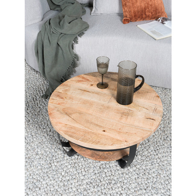 Salontafel Cilamon Hout - 70 cm