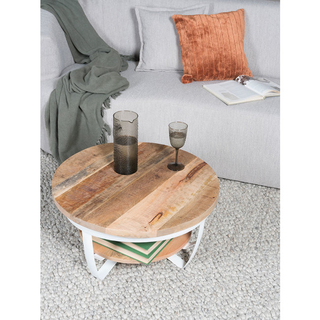 Salontafel Cilamon Wit - 70 cm