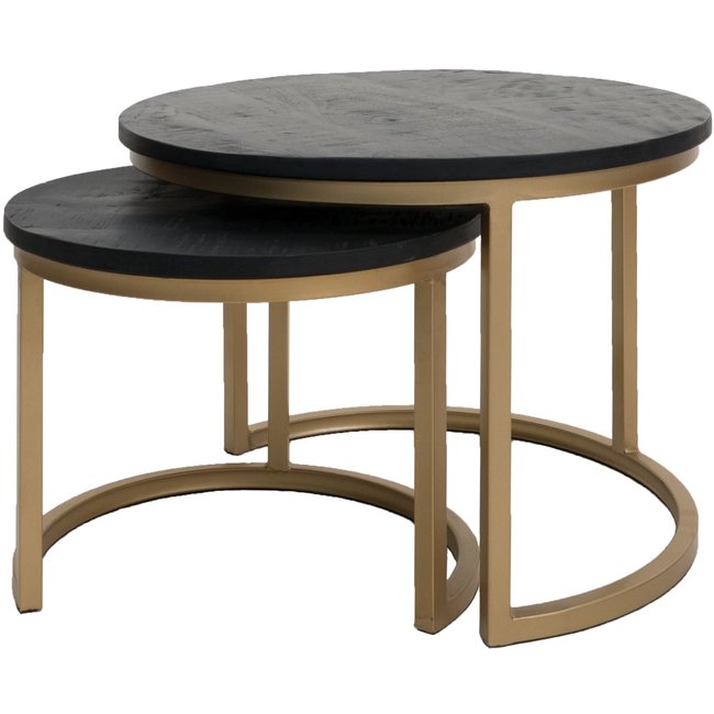2 Salontafels | Zwart-G