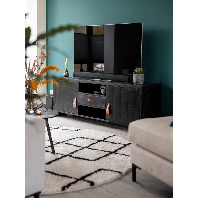 TV Dressoir Luuk Zwart Mangohout 160 cm