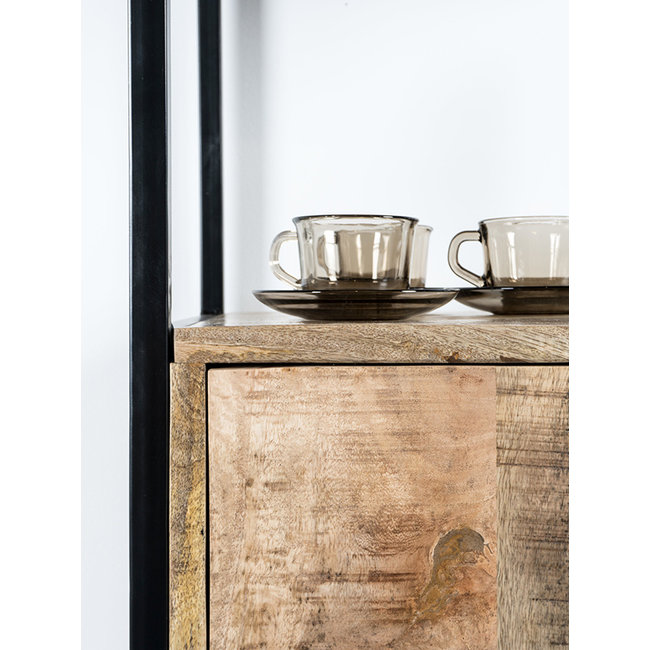 Vakkenkast Cil deur smal | Bruin