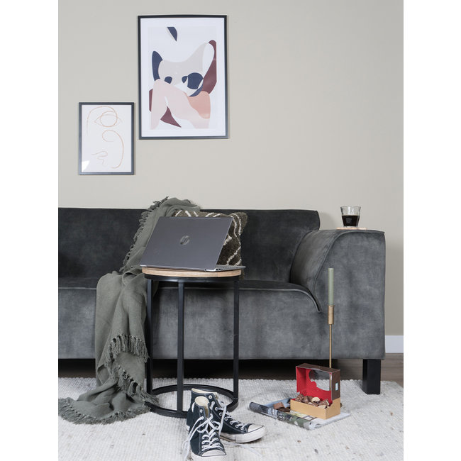 Laptoptafel | Rond Bruin