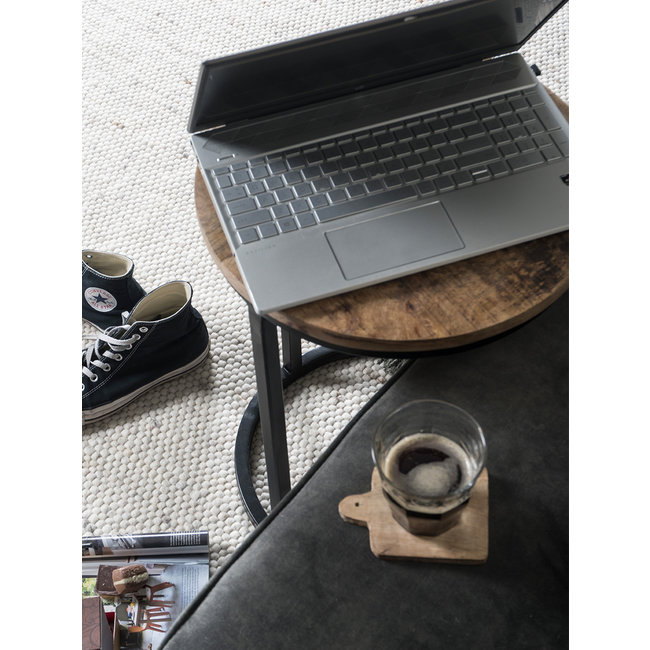 Laptoptafel | Rond Bruin