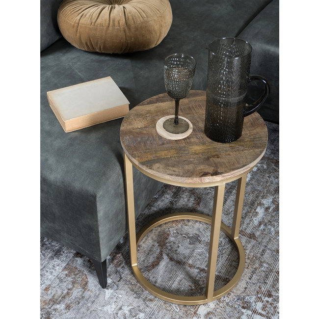 Laptoptafel | Rond Goud