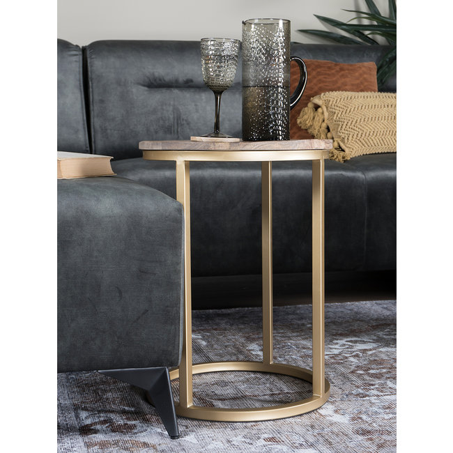 Laptoptafel | Rond Goud