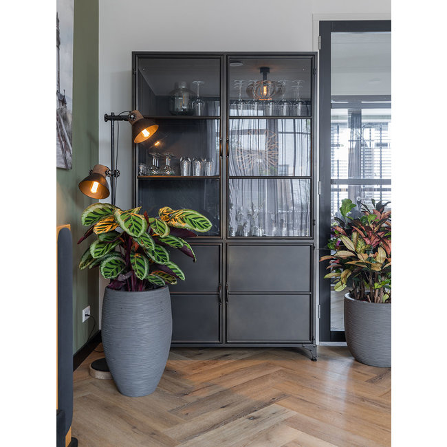 Buffetkast Hayley metaal Breed | Zwart