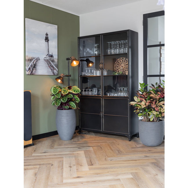 Buffetkast Hayley metaal Breed | Zwart