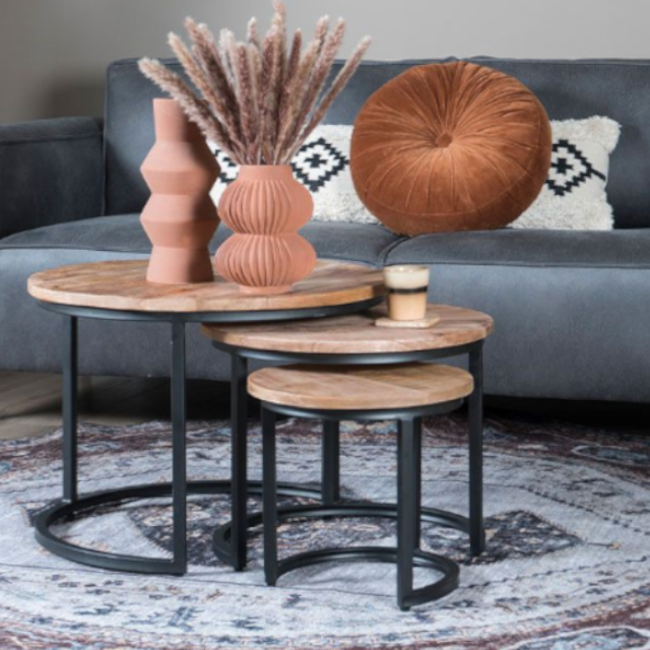 3 Salontafels | Bruin