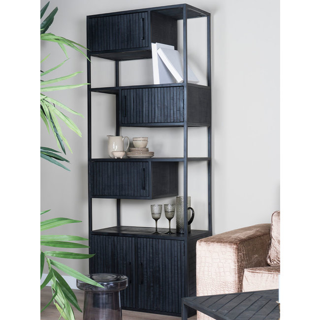 Vakkenkast Isa 210 x 80 | Zwart