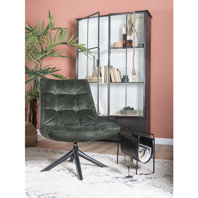 Fauteuil Rik Adore Velvet | Groen