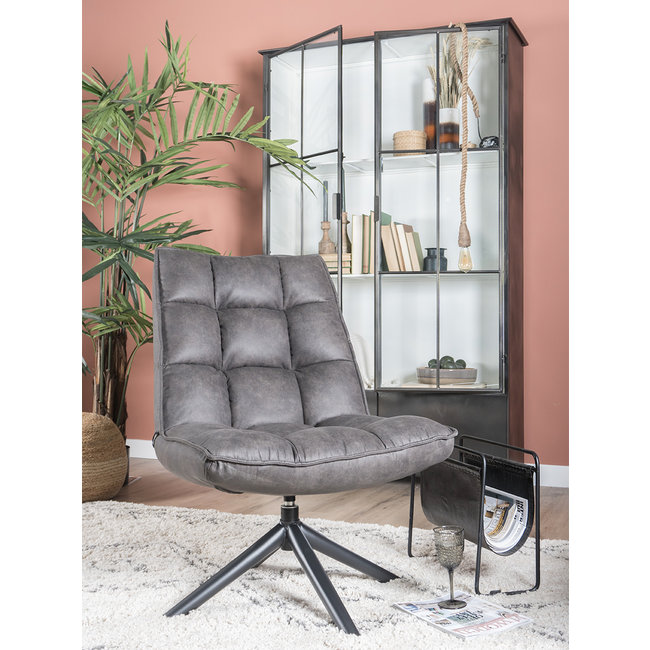 Fauteuil Rik Cowboy | Grijs