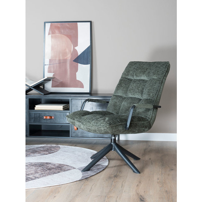 Fauteuil Rik met armleuning Fusion | Groen