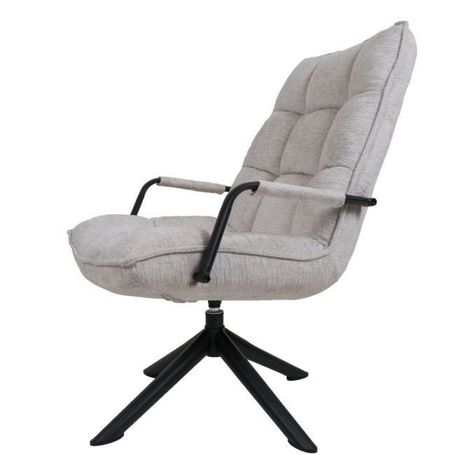 Fauteuil Rik met armleuning Fusion | Beige