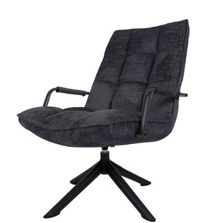 Rootsmann Fauteuil Rik met armleuning Fusion | Donkergrijs