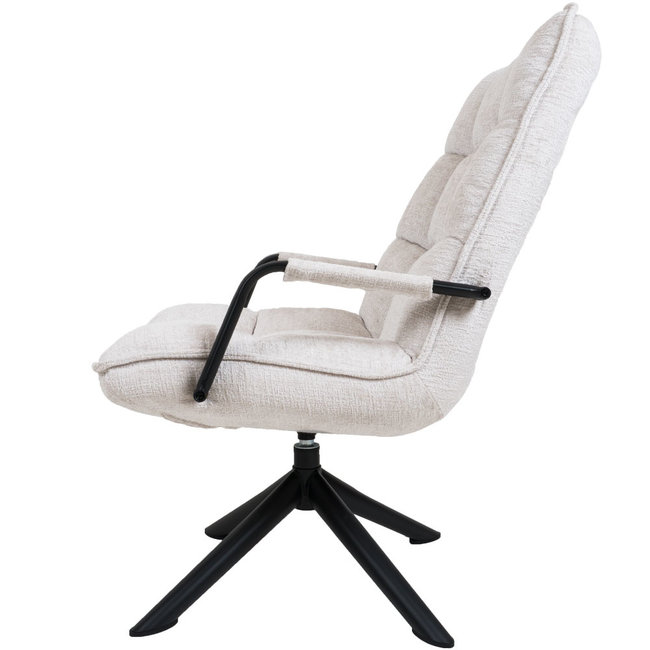 Fauteuil Rik met armleuning Fusion | Wit