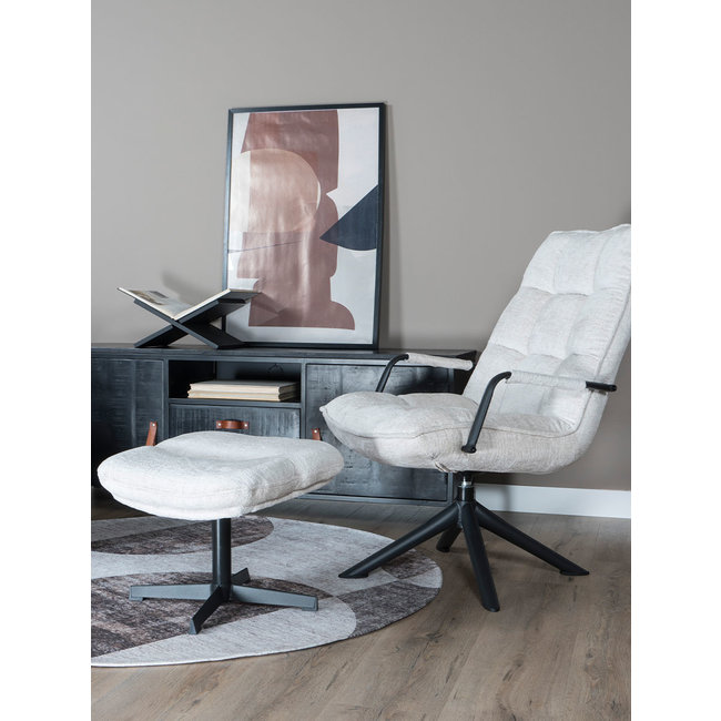 Fauteuil Rik met armleuning Fusion | Wit