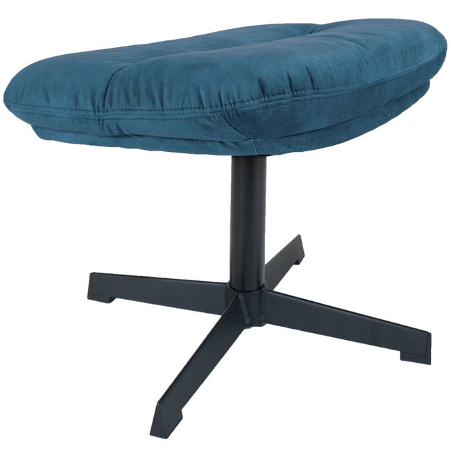Hocker Rik Adore Velvet | Blauw
