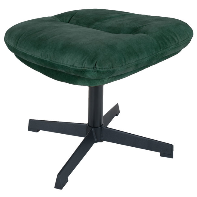 Hocker Rik Adore Velvet | Groen