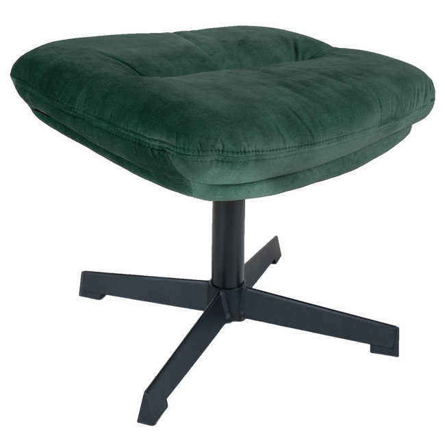 Hocker Rik Adore Velvet | Groen