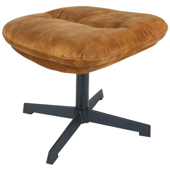 Hocker Rik Adore Velvet | Goud