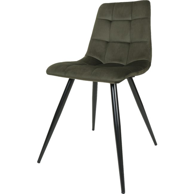Eetkamerstoel Julia Velvet | Groen
