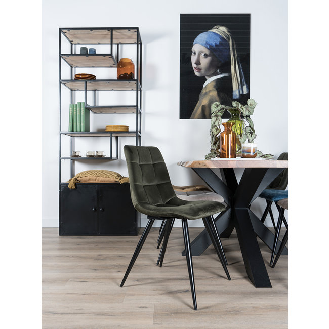 Eetkamerstoel Julia Velvet | Groen