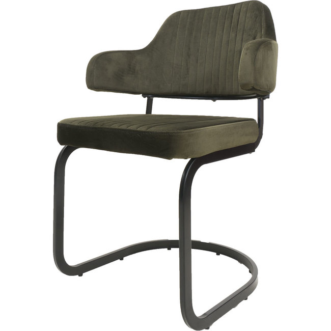 Eetkamerstoel Tess Velvet | Groen