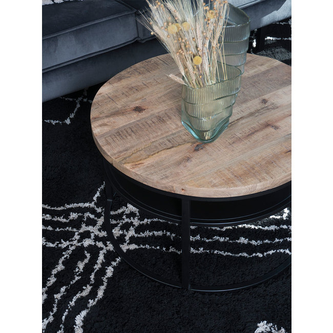 Salontafel Danique Rond 70 | Bruin